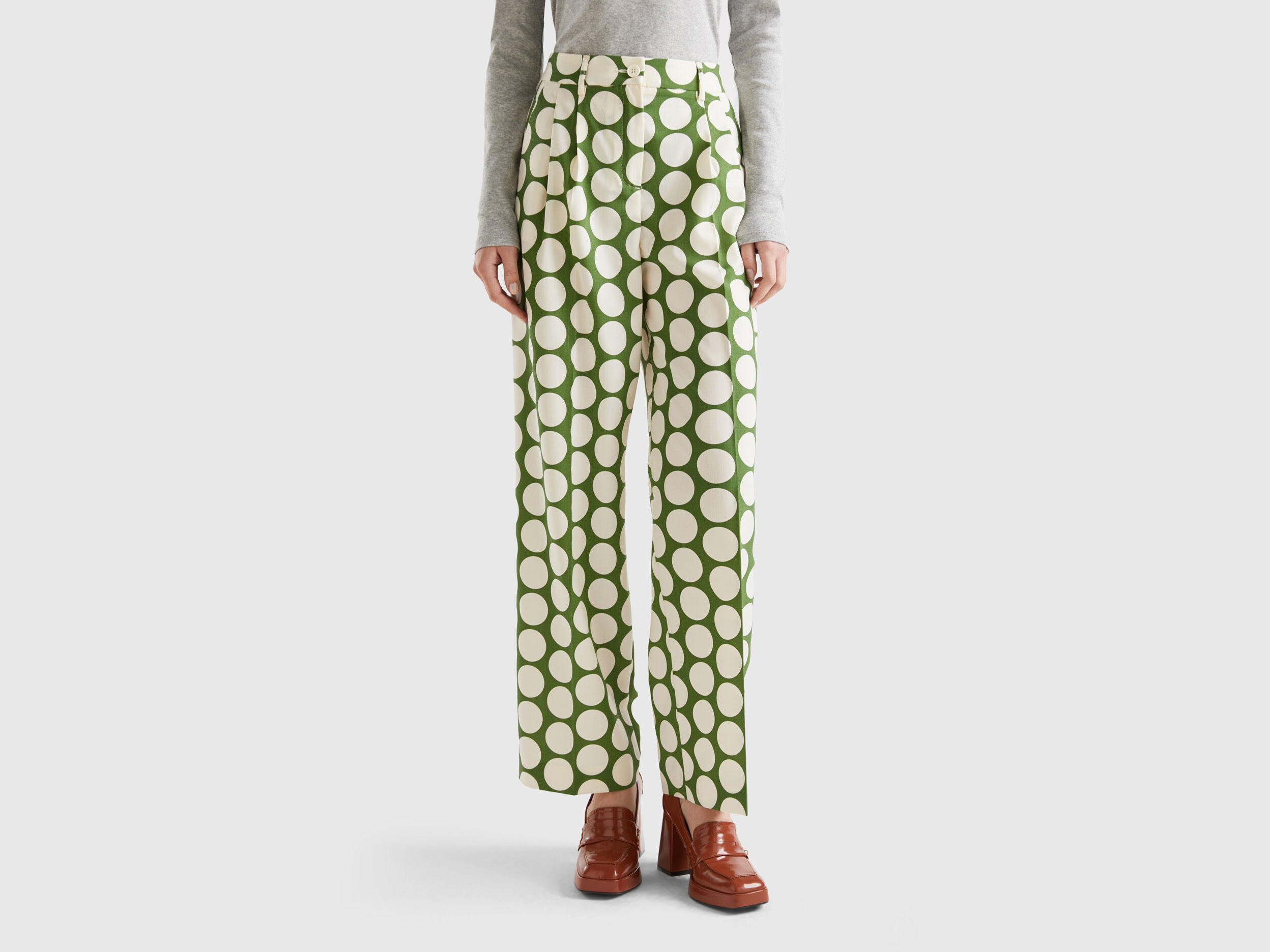 Pantalon lunares 2025 mujer