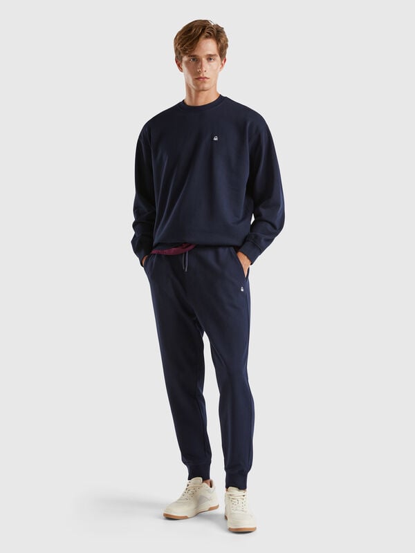 Joggers de felpa de algodón orgánico Hombre
