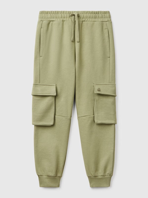 Pantalón cargo tipo sudadera Niño