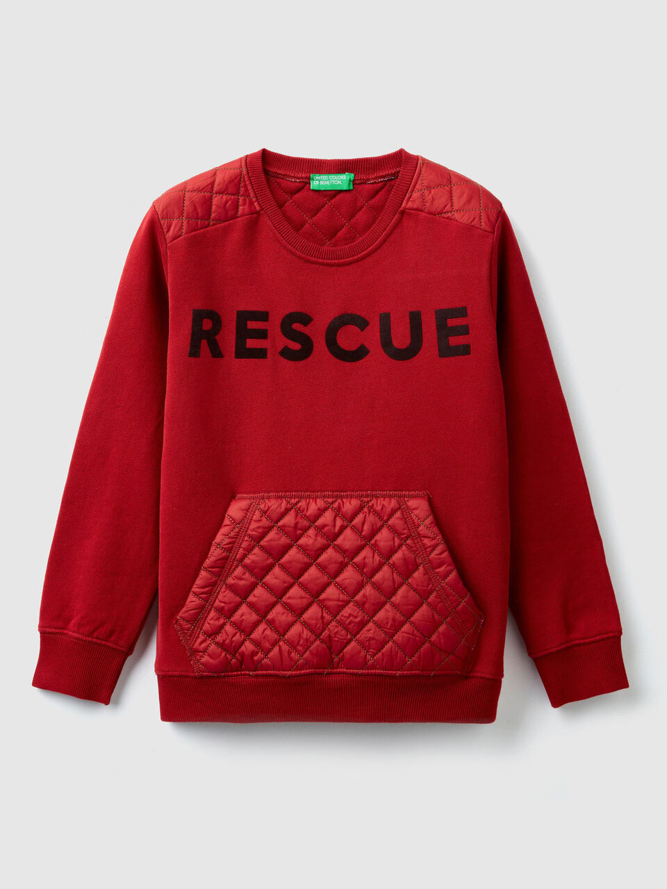 Sudadera con detalles acolchados image number 1