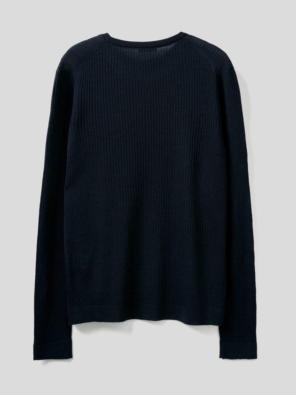 Jersey de cuello redondo acanalado image number 2
