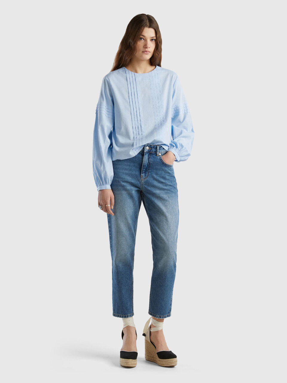 Vaqueros mujer sales talle alto