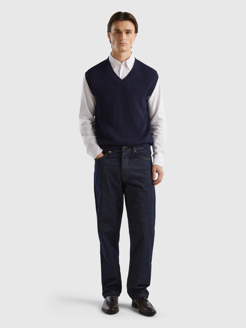 Chalecos de punto hombre store baratos