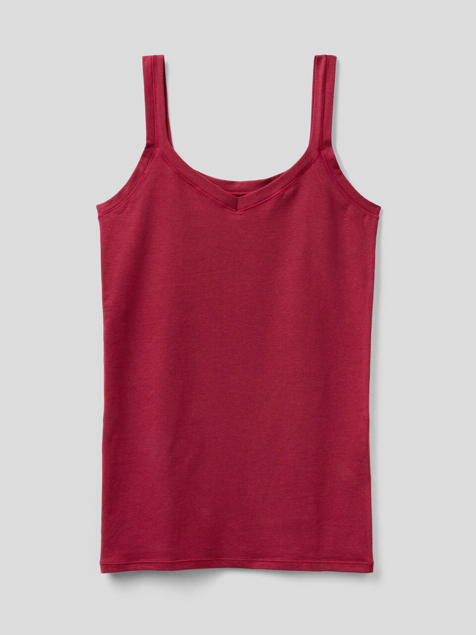 Camiseta de tirantes de algodón orgánico super stretch image number 1