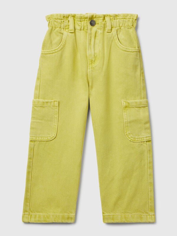 Pantalones cargo de algodón Niña