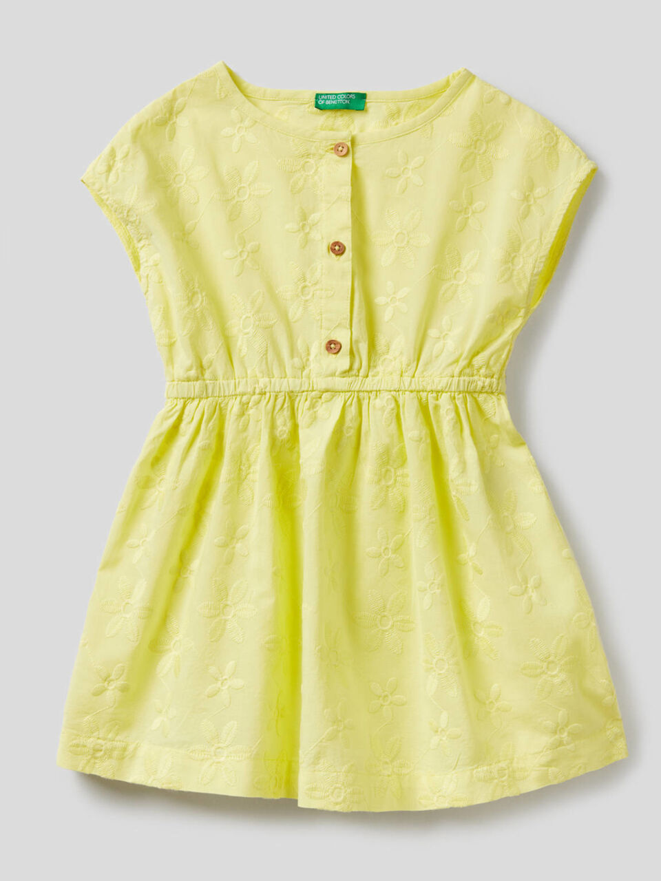 Vestido con bordado floral image number 1