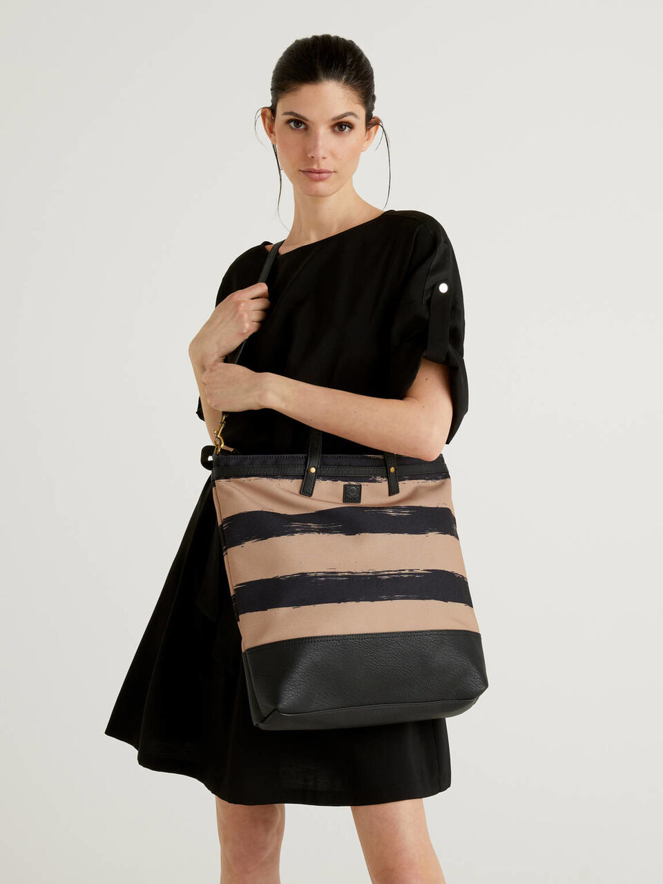 Bolso shopper de lona image number 2