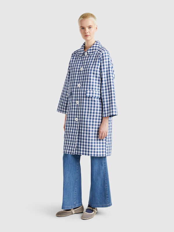 Gabardina vichy Mujer