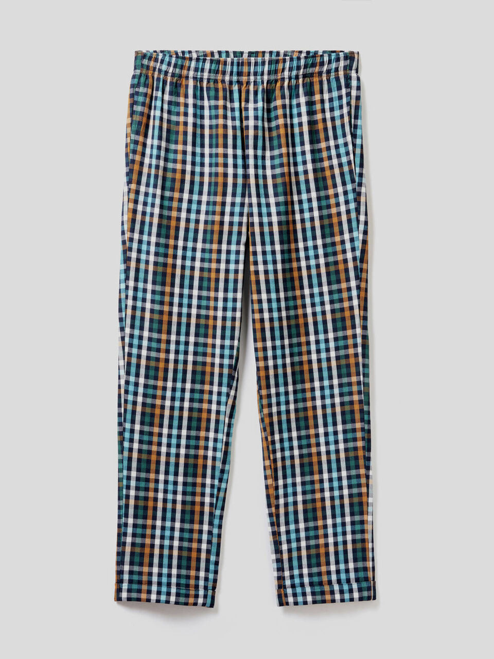 Pantalón de cuadros con vuelta image number 1
