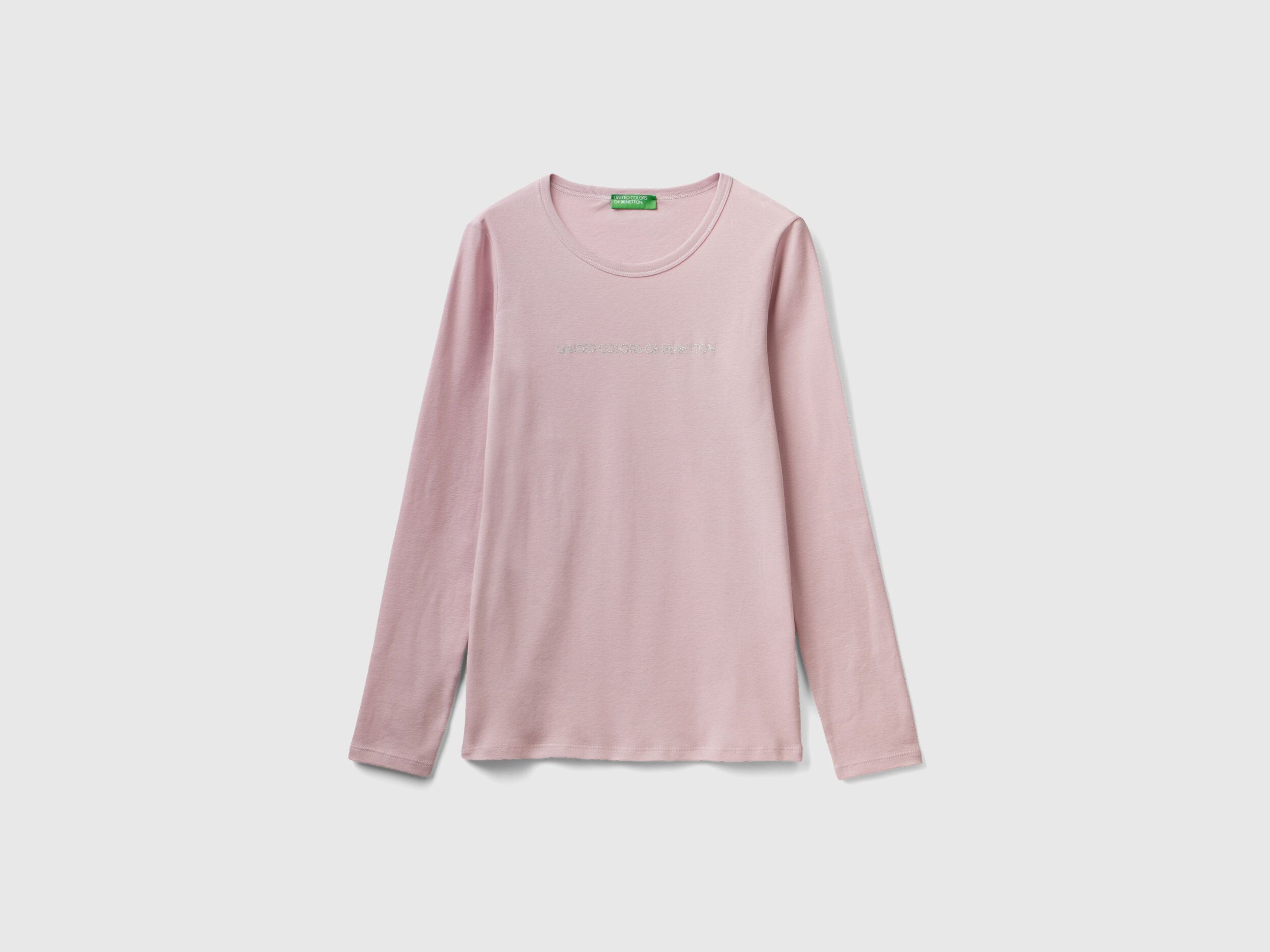 Camiseta lila de manga larga Lila Benetton