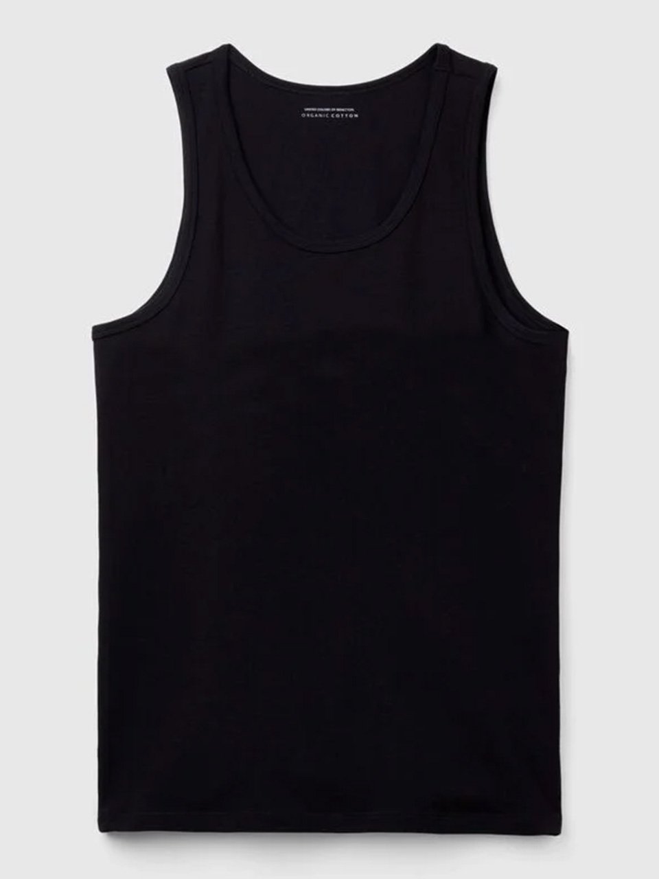 Camiseta sin mangas en algodón bio stretch