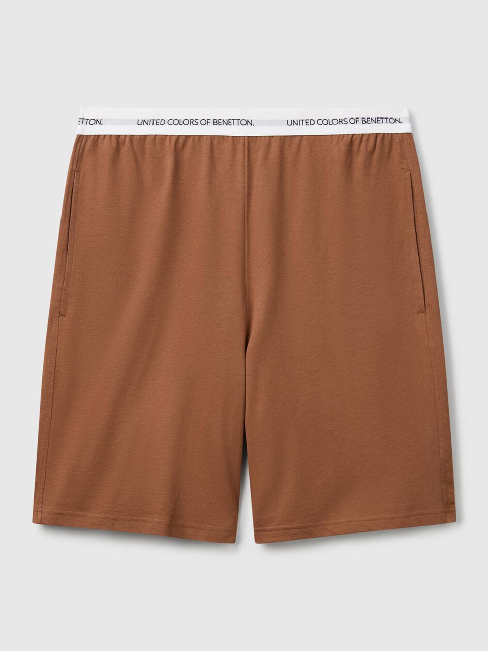 Pantalón corto con elástico con logo
