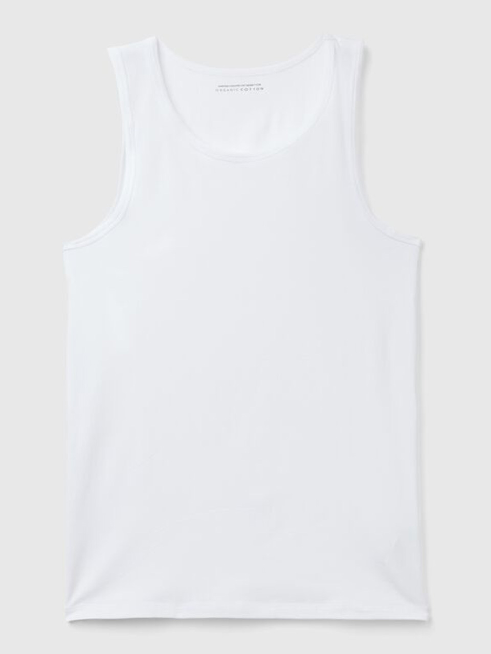 Camiseta sin mangas en algodón bio stretch