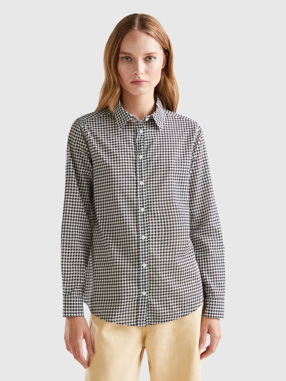 Camisa pata de hotsell gallo mujer